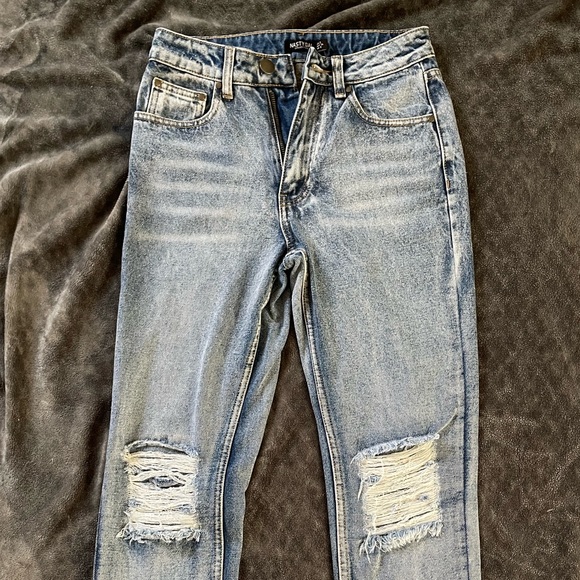 Nasty Gal Bootleg Cuffed Jeans - Picture 2 of 6